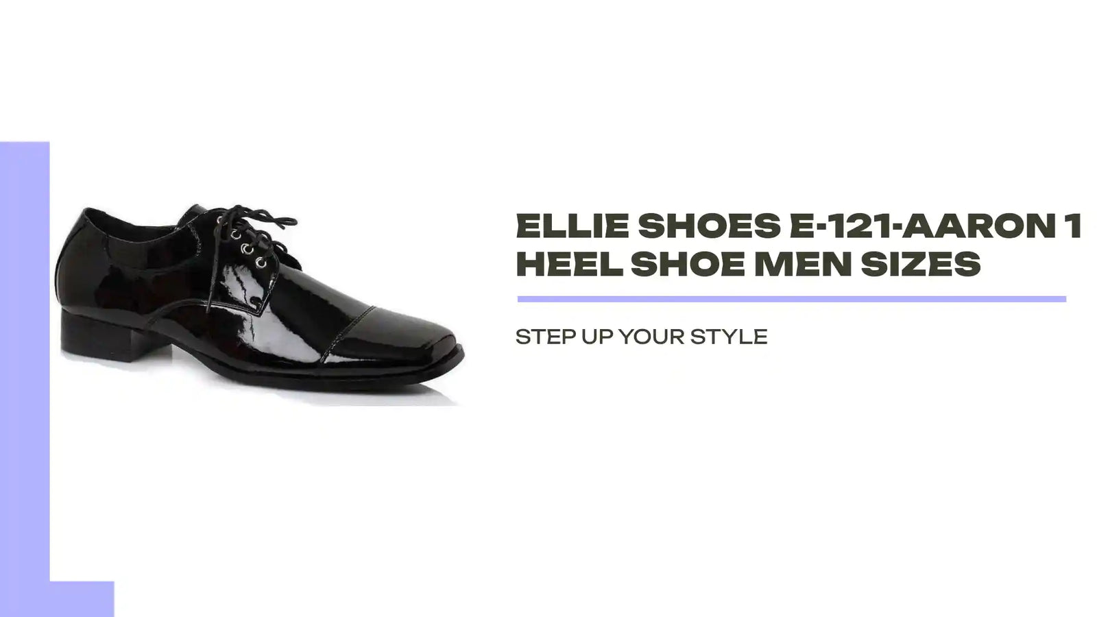 Ellie Shoes E-121-Aaron 1 Heel Shoes Мъжки размери от @Outfy