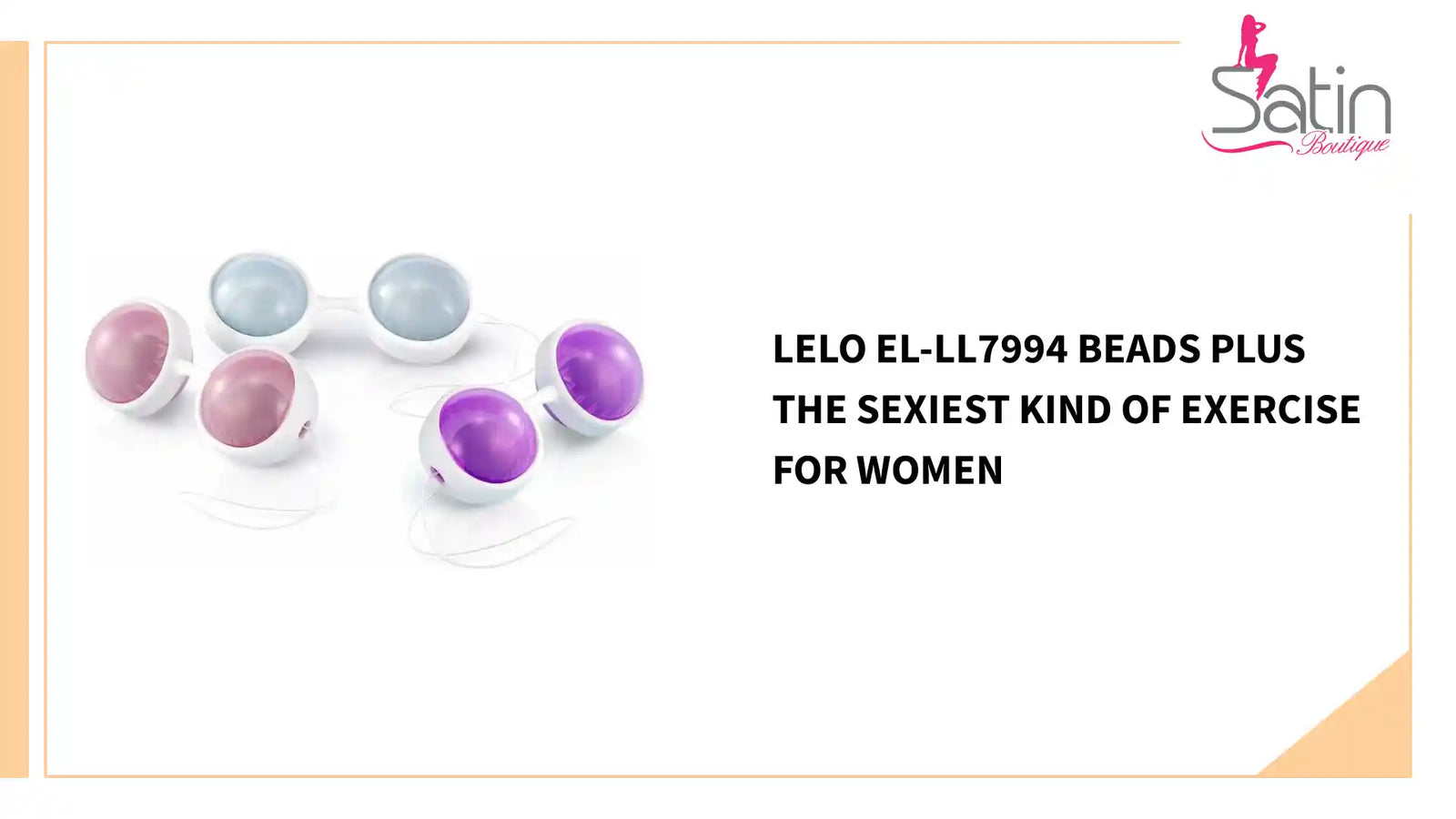 LELO EL-LL7994 Beads Plus THE SEXIEST KIND OF EXERCISE FOR WOMEN by@Outfy