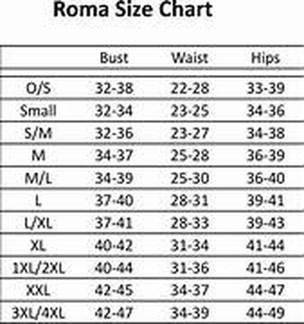 ROMA IS-4396 Sexy Cop Costume for Women - 2 PC Silver/Black M/L with Studded Bra Top & Shorts - Women's Costume