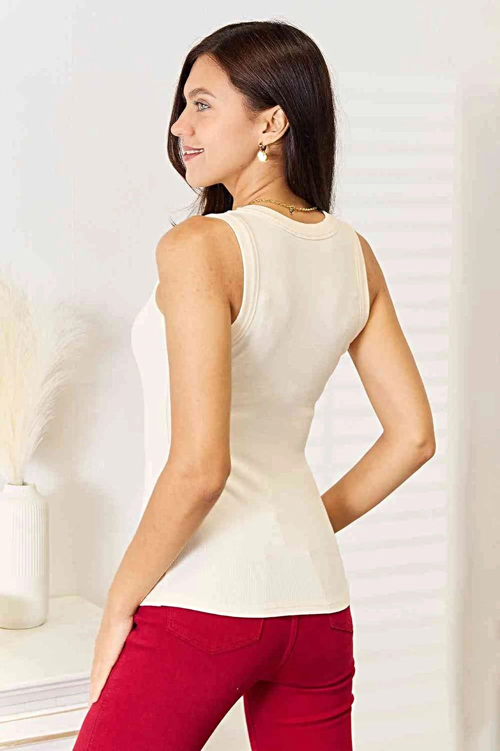 Basic Bae Full Size Round Neck Tank -