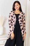 Double Take Printed Button Front Longline Cardigan-Trendsi-Leopard-S-SatinBoutique