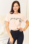Simply Love MAMA Heart Graphic T-Shirt-Trendsi-Dusty Pink-S-SatinBoutique