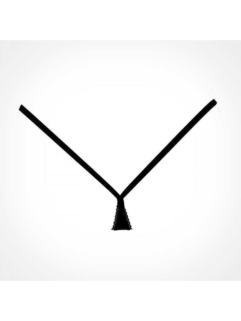 Allure Velvet G-String Panties, Unhookable & Unforgettable, With Strappy Back Design - Panty