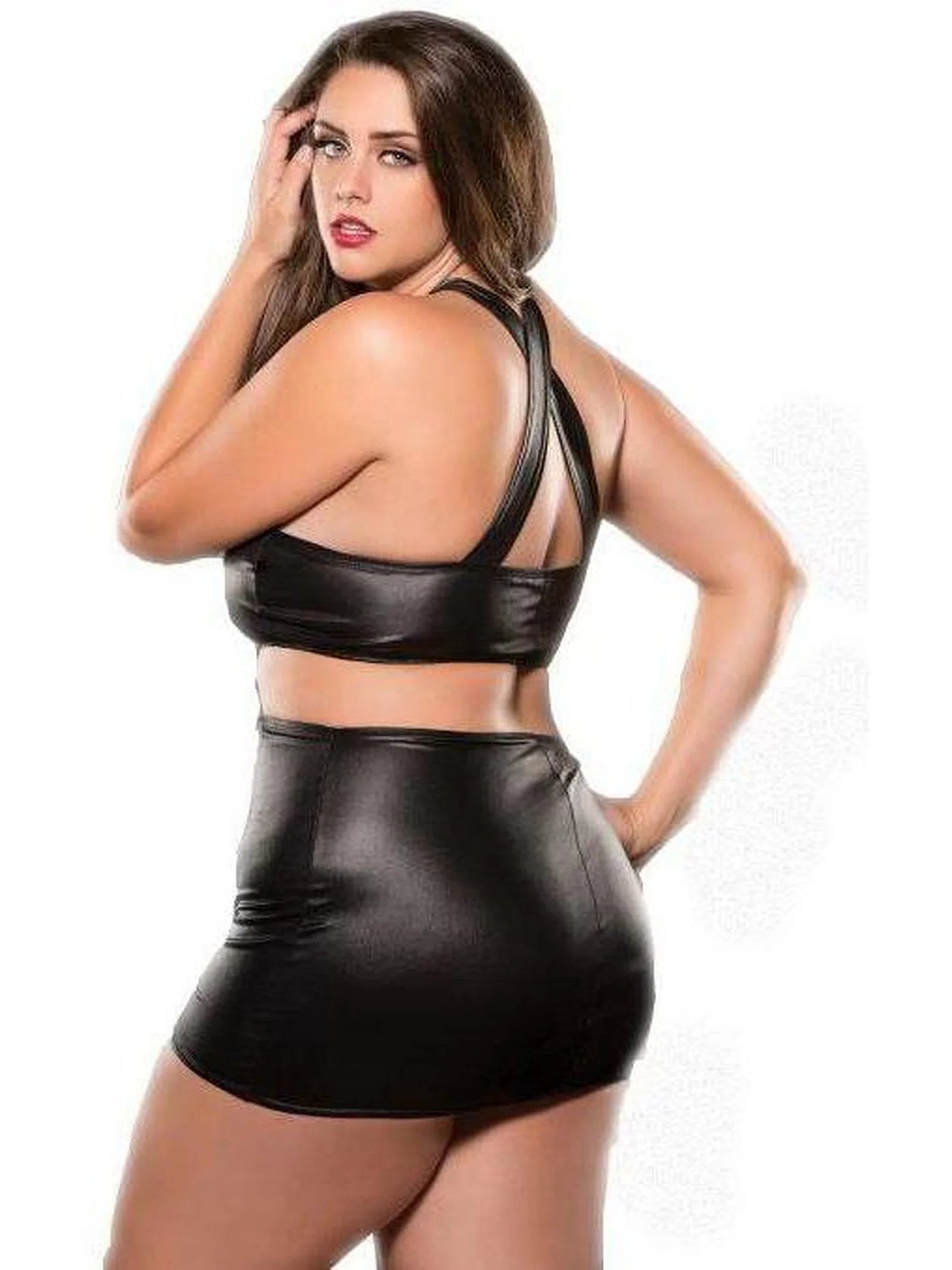 Scoop Neck Mini Dress - DRESSES,LINGERIE