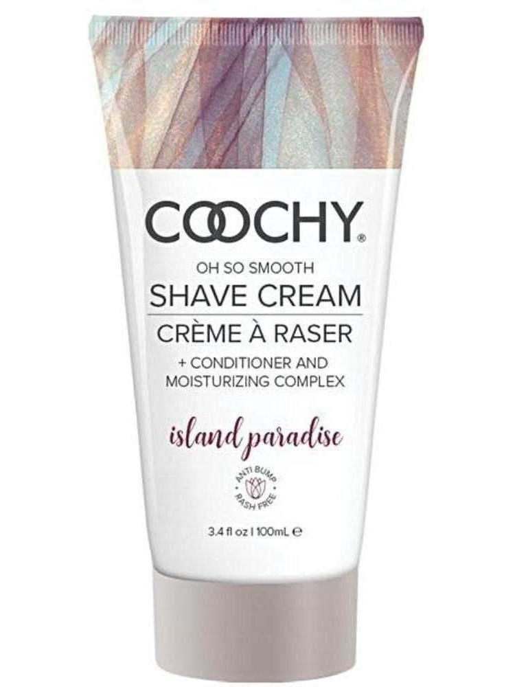 COOCHY Shaving Cream For Women - 3.4 Oz Moisturizing Jojoba Oil Island Paradise Scent Eldorado
