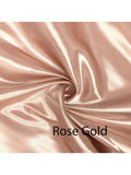 Custom Made FITTED SHEET of Shiny & Slick Nouveau Polyester Bridal Satin [select options for price] Satin Boutique