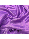 Custom Made FITTED SHEET of Shiny & Slick Nouveau Polyester Bridal Satin [select options for price] Satin Boutique