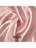 Custom Made FLAT SHEET of Shiny & Slick Nouveau Bridal Satin [select options for price] Satin Boutique