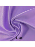 Custom made FLAT SHEET of Lingerie Satin, King, Cal King-BEDDING-Satin Boutique-Lilac-King-SatinBoutique