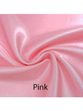 Custom made FLAT SHEET of Lingerie Satin, Queen, Full-BEDDING-Satin Boutique-Pink-Full-SatinBoutique