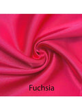 Custom made FLAT SHEET of Lingerie Satin, Twin, and Twin XL-BEDDING-Satin Boutique-Fuchsia-Twin-SatinBoutique