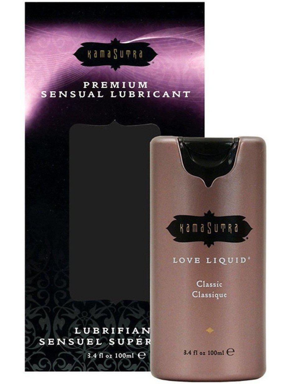 Kama Sutra Love Liquid 3.4 Oz - Lightweight Sexual Lubricant, Water-Based, Dermatologist Tested Kama Sutra