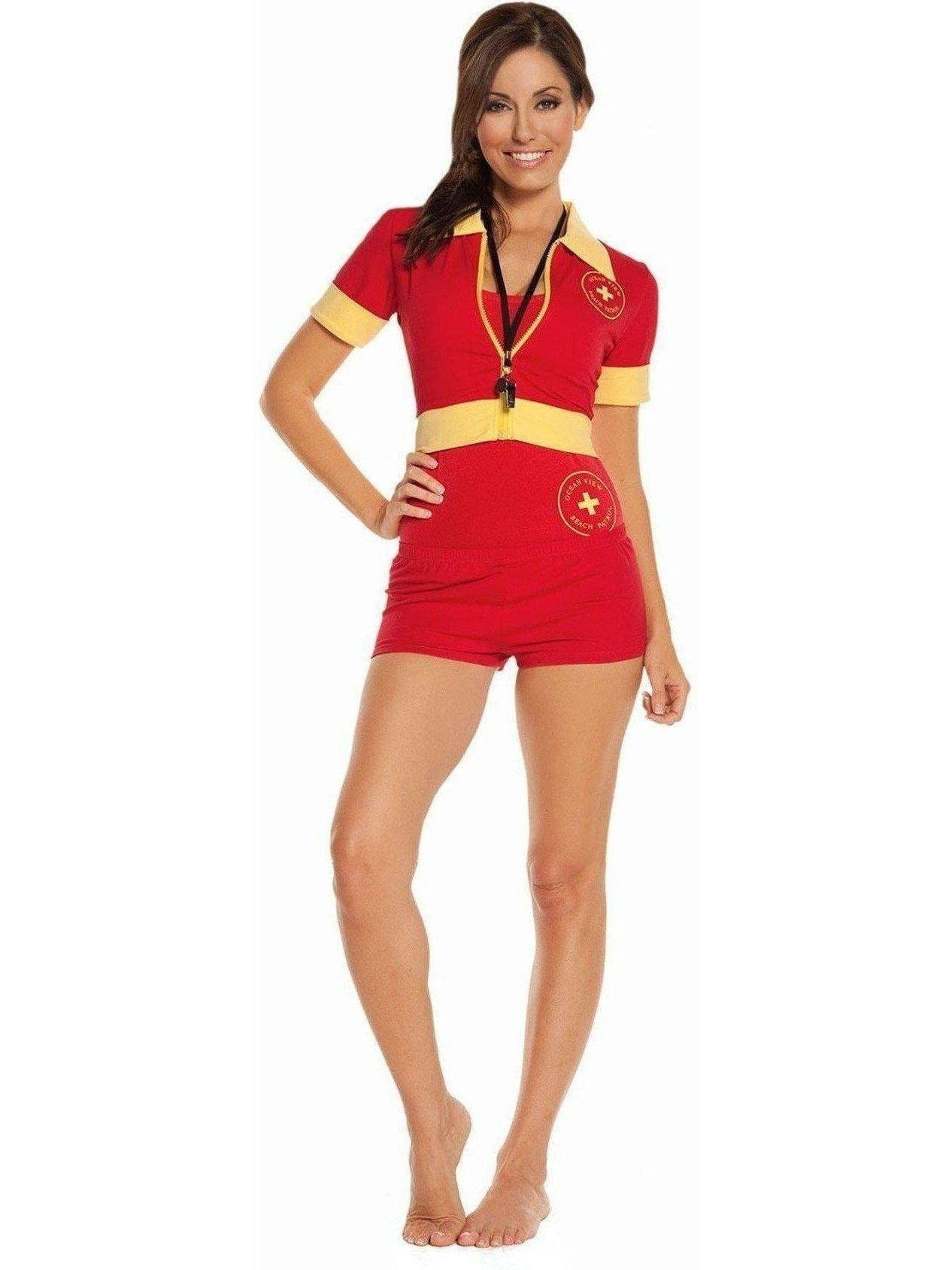 Elegant Moments IS-9610 4PC Ocean View Life Guard Costume, Med Size Elegant Moments