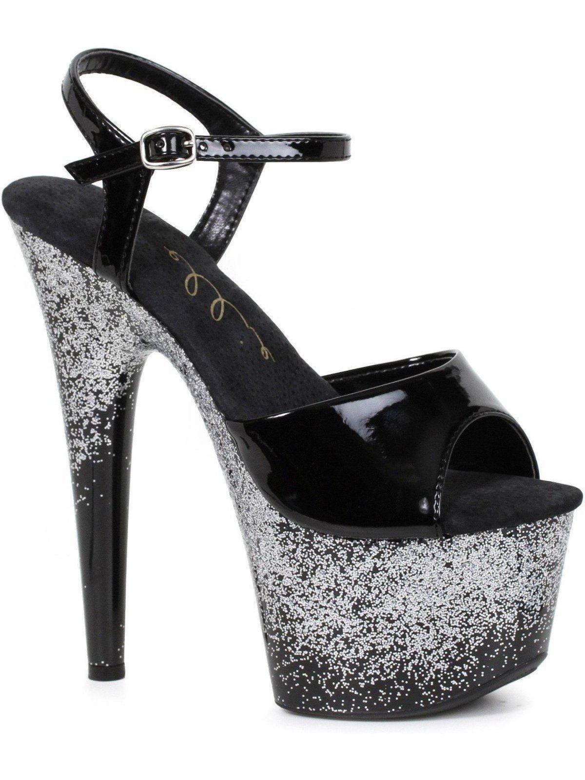 Elegant Women's Mules - Ellie 709-CARI 7" Pointed Stiletto Mule in Gold, Purple, Silver Ellie Shoes