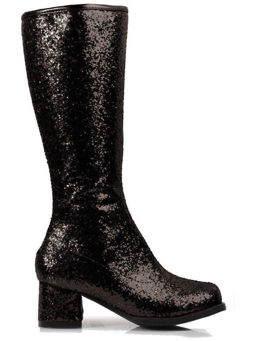 Ellie Glitter Gogo Boots - 3" Heel with Zipper for Dress Up, Available in 6 Stunning Colors Ellie Shoes