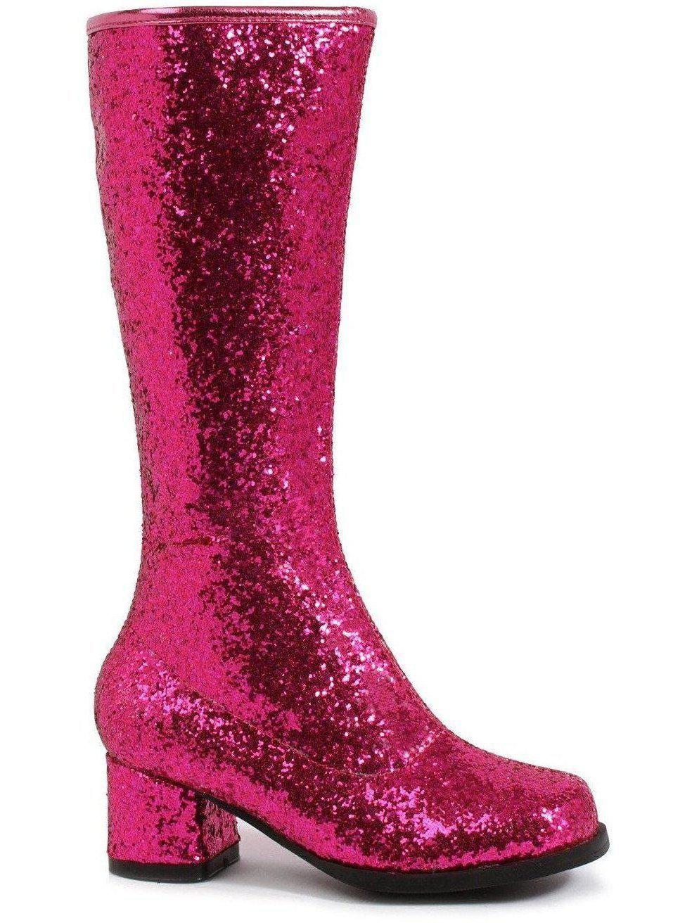 Ellie Glitter Gogo Boots - 3" Heel with Zipper for Dress Up, Available in 6 Stunning Colors Ellie Shoes