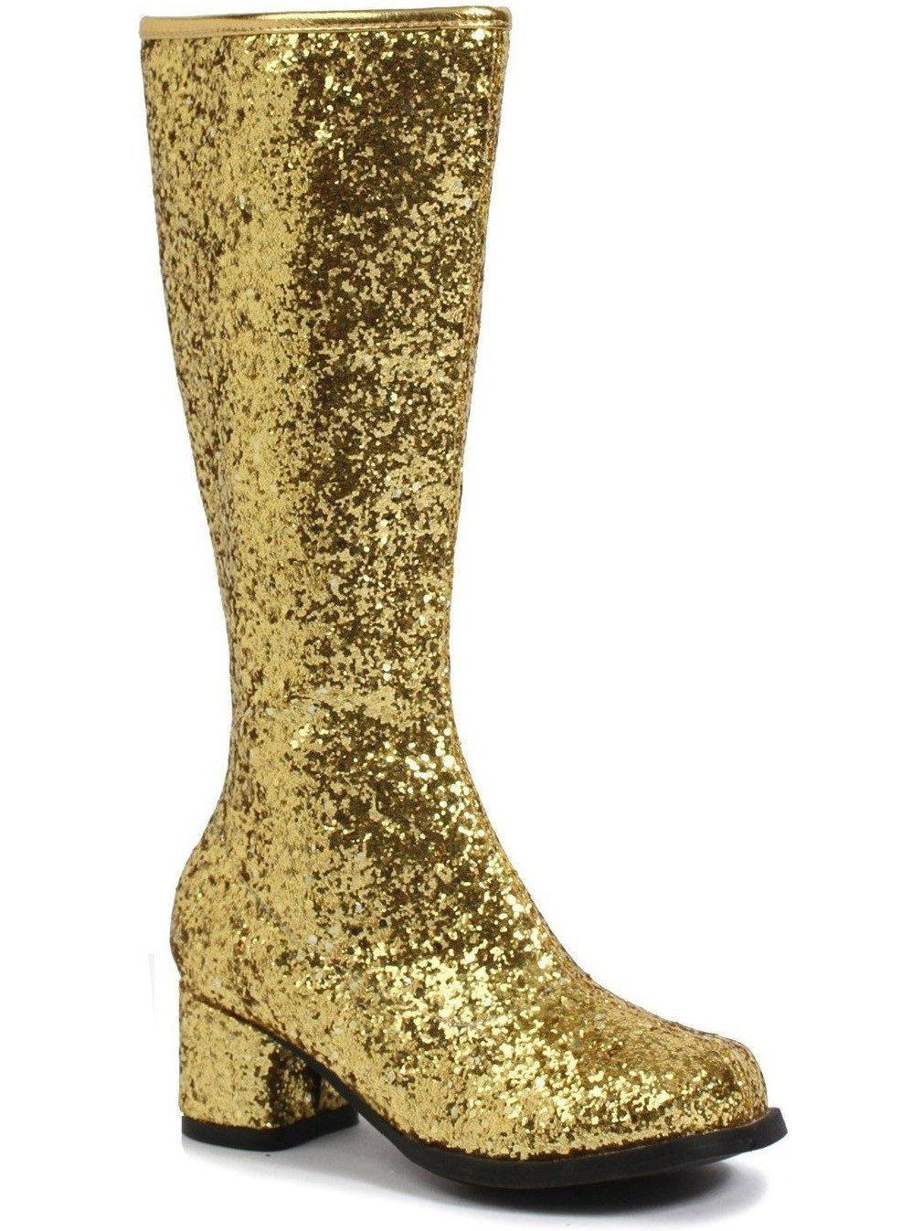 Ellie Glitter Gogo Boots - 3" Heel with Zipper for Dress Up, Available in 6 Stunning Colors Ellie Shoes