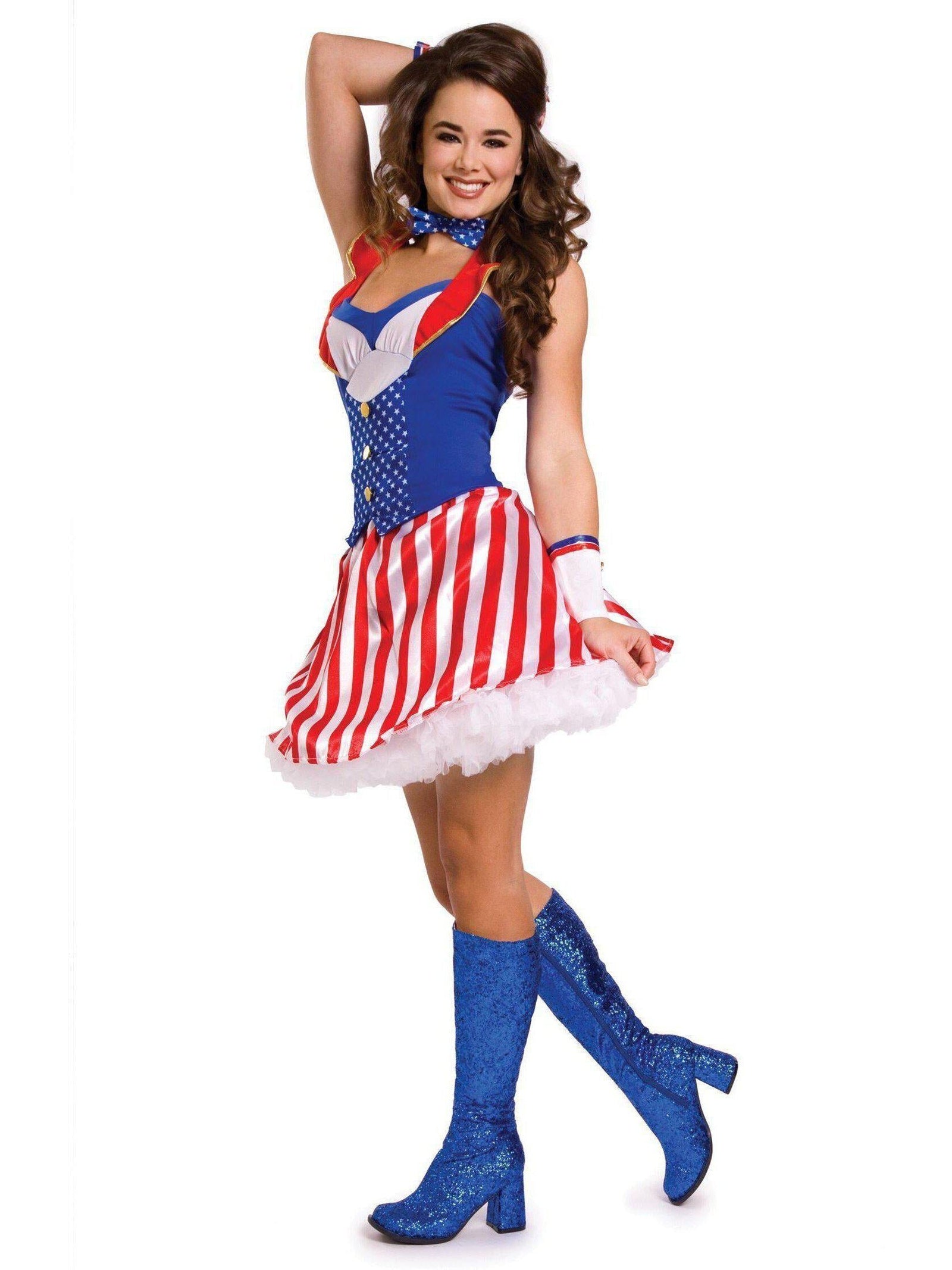 Ellie Glitter Gogo Boots - 3" Heel with Zipper for Dress Up, Available in 6 Stunning Colors Ellie Shoes