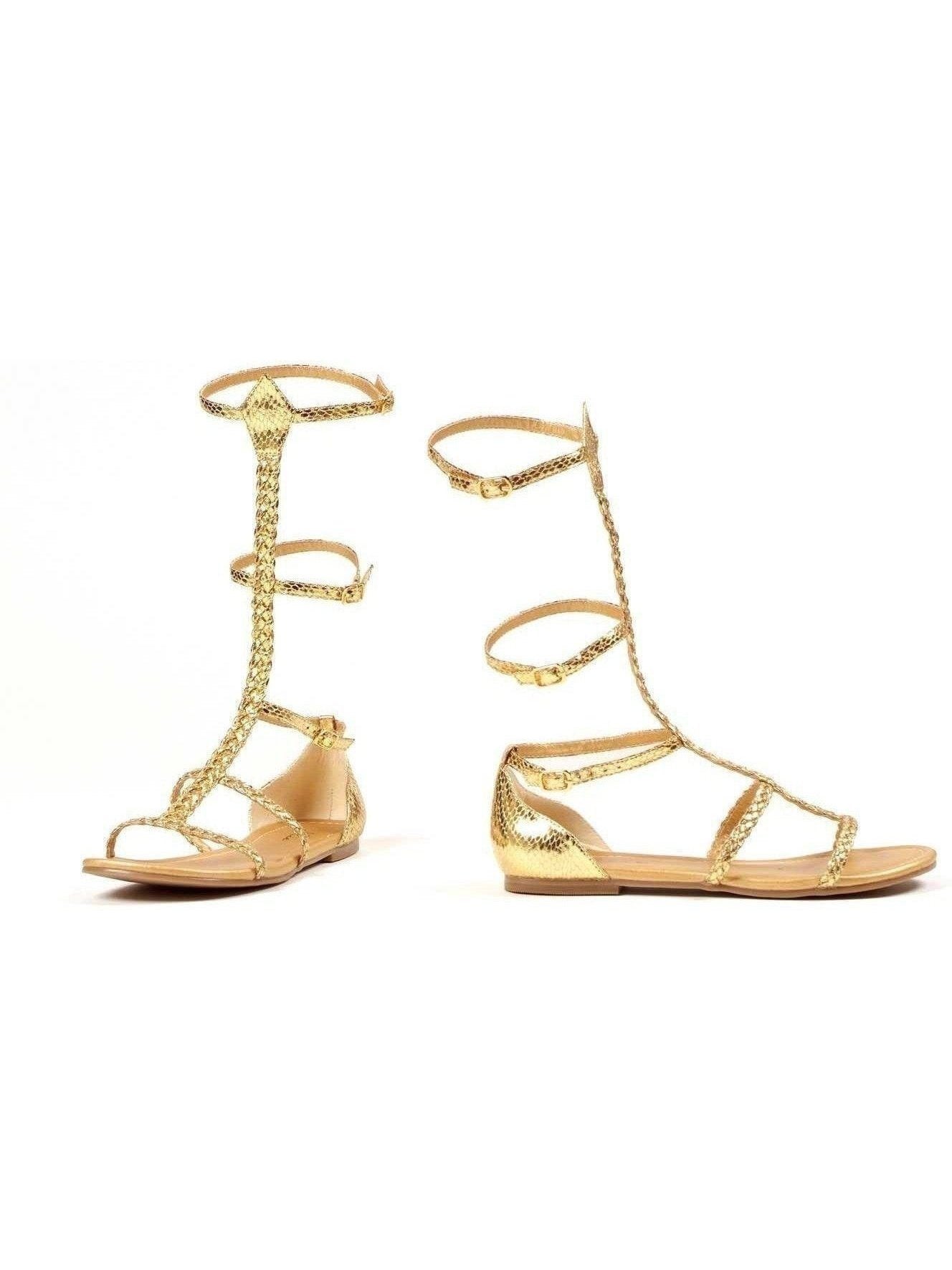 Ellie Shoes 015-Cairo 0" Gladiator Sandals for Women - Stylish Gold Flat Sandals, Sizes 6-11 Ellie Shoes
