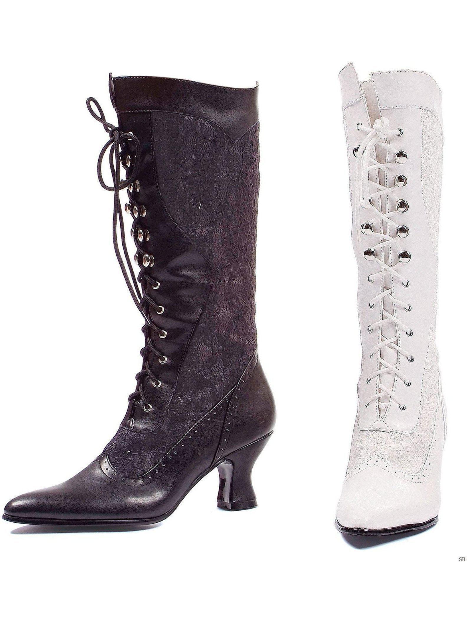 Обувки Ellie E-253-Rebecca 2 Ботуши на ток с дантелени обувки Ellie