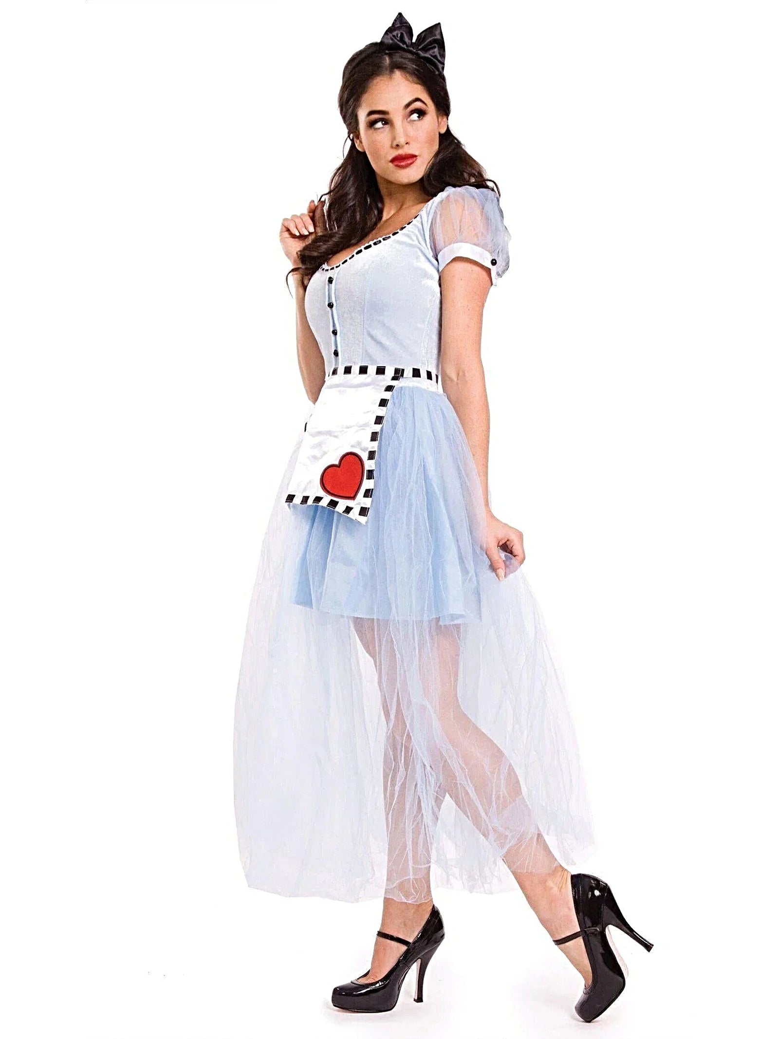 Туфлі Ellie Patent Mary Jane 423-Babydoll на абцасе 4 цалі з схаванай платформай 1 цаля ў чорным, чырвоным, белым колерах Ellie Shoes