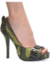 Ellie Shoes E-423-PFC 4 Heel Open Toe Pump Ellie Shoes