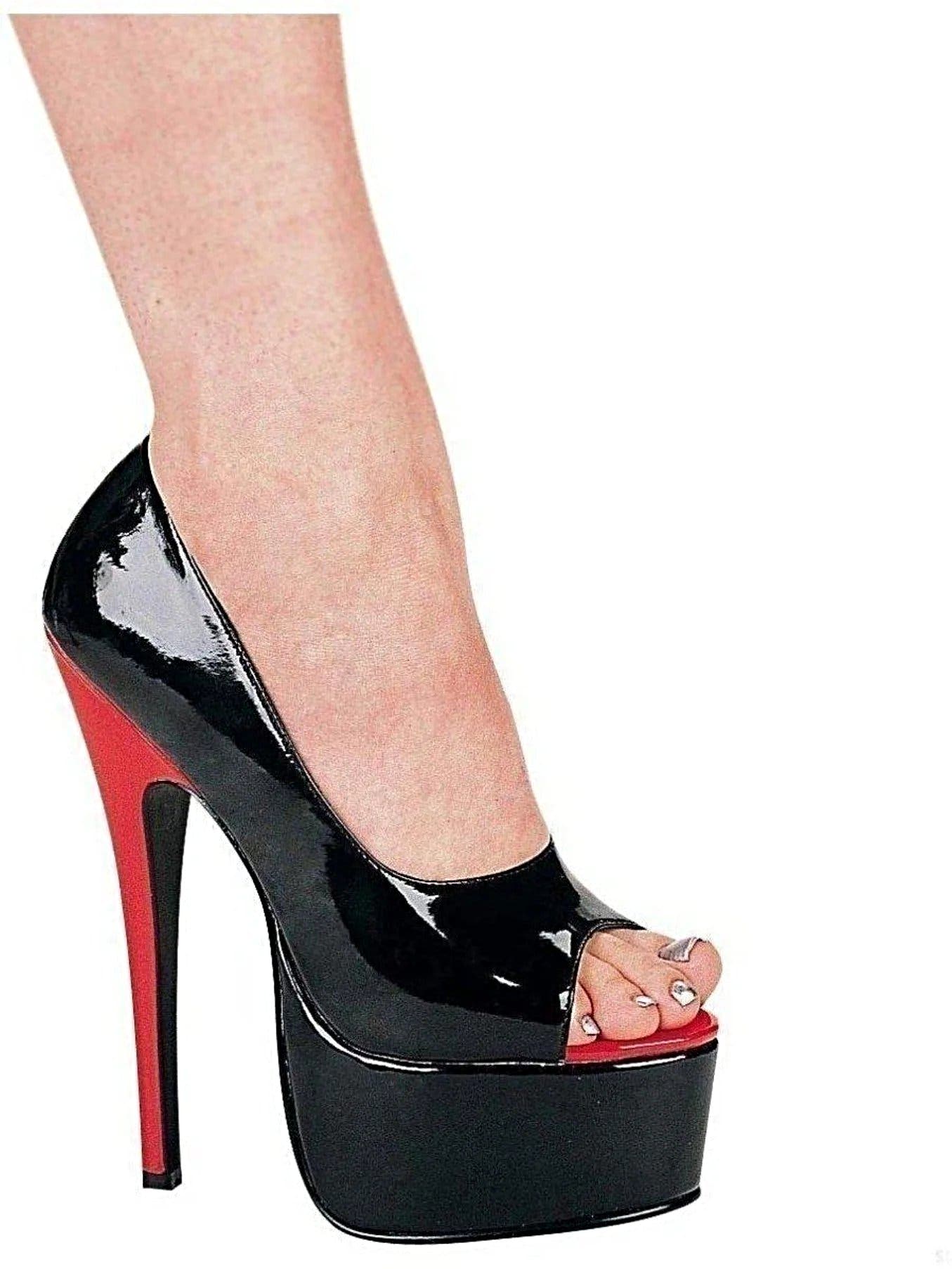 Ellie Shoes E-652-Bonnie 6.5" Stiletto Heel Open Toe Women's Pump. - Pumps