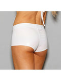 Escante 2094 Blacklight Enhanced Roughed Back Boy short. Pink, White, One Size-Hot Pant Shorts-Escante-SatinBoutique