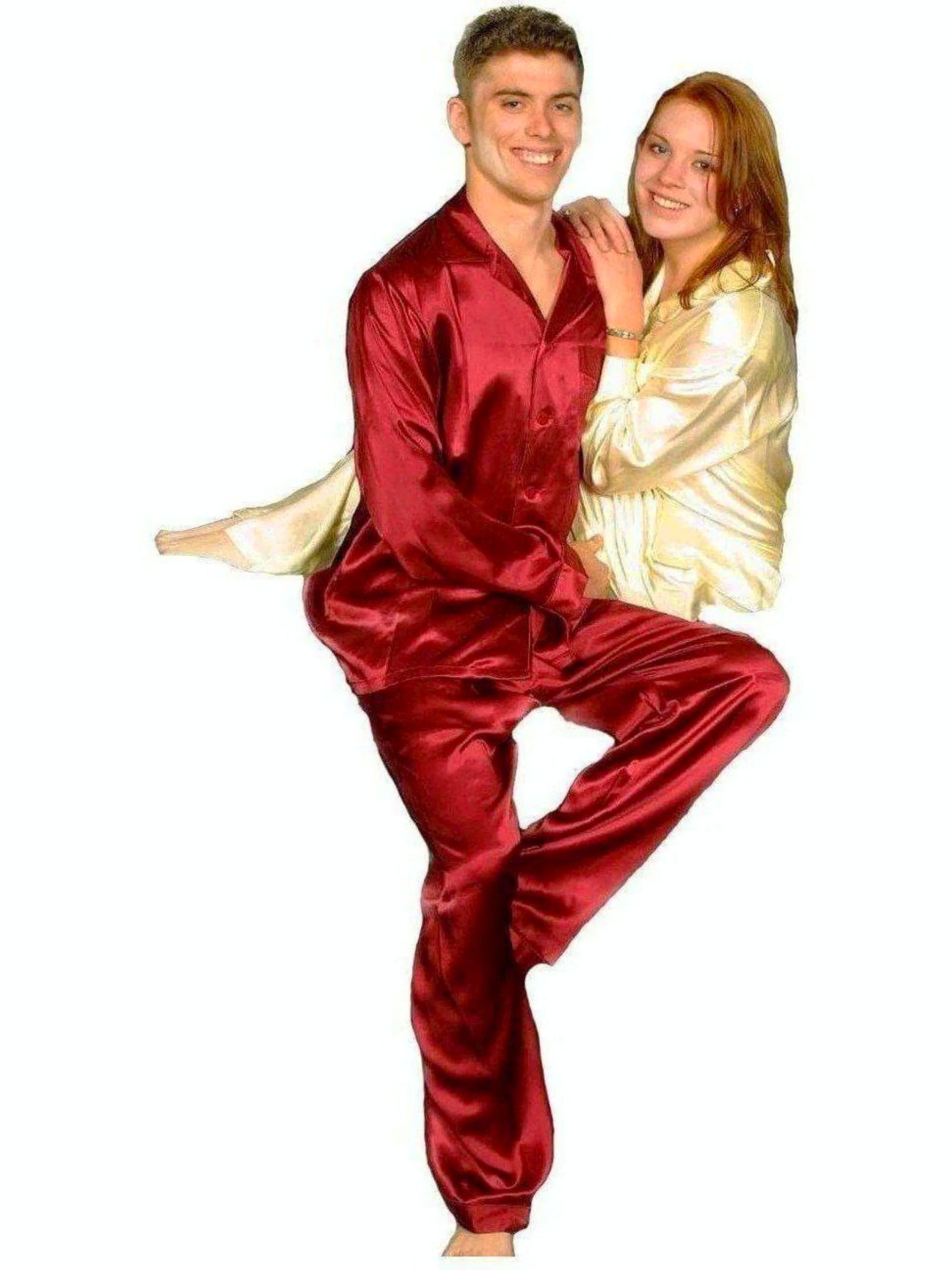 Satin Boutiques own IS-Men Pajama of Lingerie Satin Style 2060 - mens pajamas