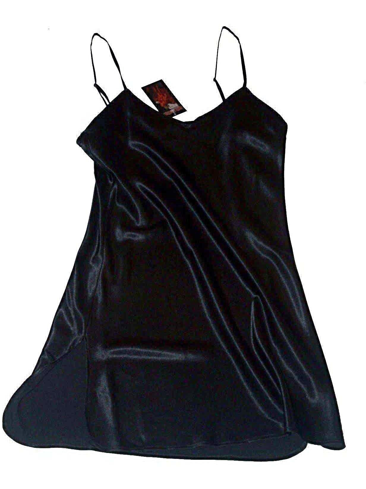 Flirty Lingerie Chemise In Satin, Adjustable Straps, Sizes S-XL, Elegant Handcrafted Quality Satin Boutique