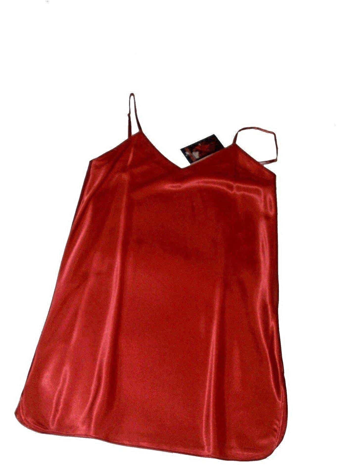 Flirty Lingerie Chemise In Satin, Adjustable Straps, Sizes S-XL, Elegant Handcrafted Quality Satin Boutique