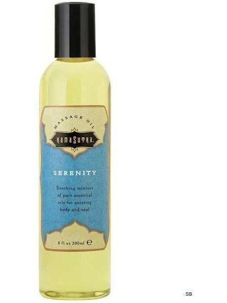 Kama Sutra 8 Oz Serenity Aromatic Massage Oil Infused With Essential Oils & Vitamin E Kama Sutra