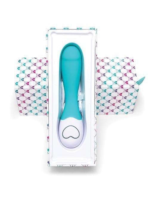 OhMiBod Lovelife Cuddle G-Spot Massager - Turquoise, 7 Vibrational Patterns, USB Rechargeable, Splashproof Eldorado