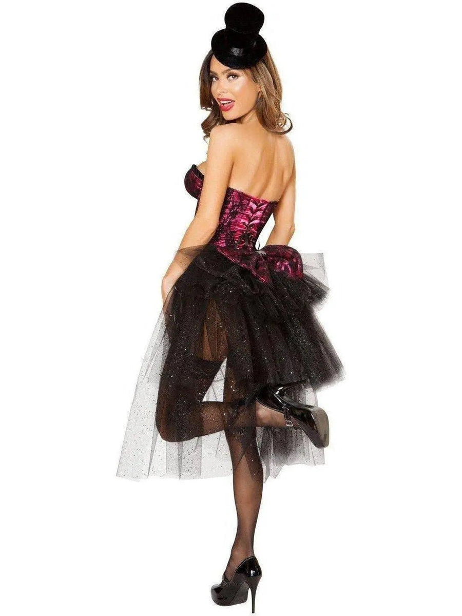 Roma IS-RM-4826 3pc Burlesque Girl, Size Small Roma Costume