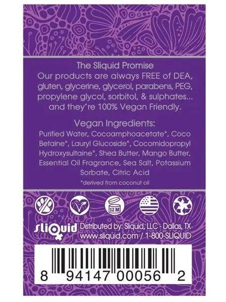Sliquid Balance Soak Cherry Blossom Bath - 8.5 oz Gentle Bubble Bath with Shea Butter Eldorado