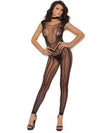 Vivace EM-81339 Crochet Footless Bodystocking With Open Crotch-Bodystocking-Elegant Moments-Black-O/S-SatinBoutique