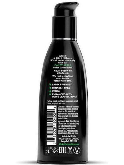 Wicked Sensual Care Candy Apple Lube - 2 oz Water Based, Kissable, Vegan, Paraben-Free Eldorado