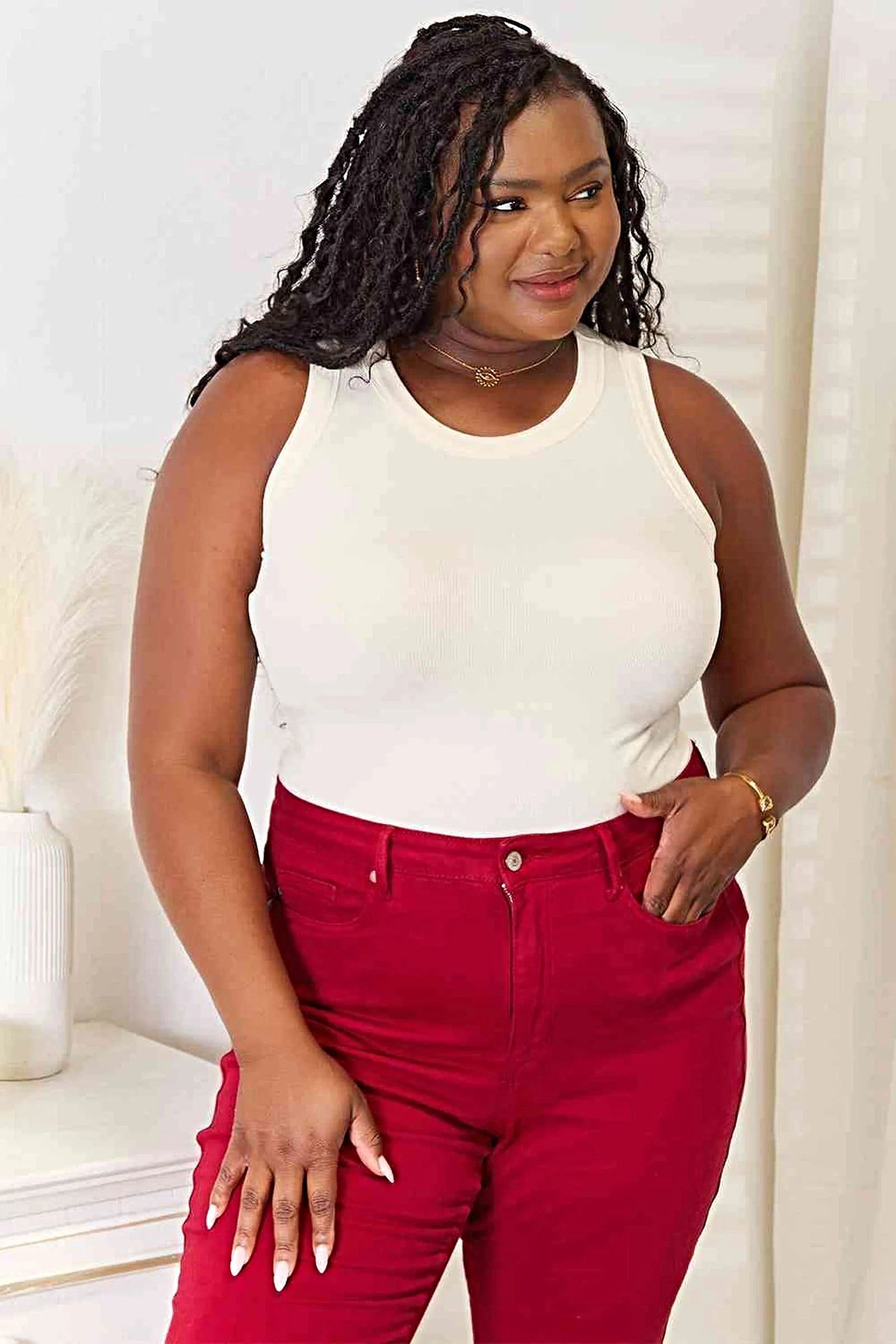 Basic Bae Full Size Round Neck Tank -