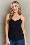 Ninexis For The Weekend Loose Fit Cami-Trendsi-Black-S-SatinBoutique