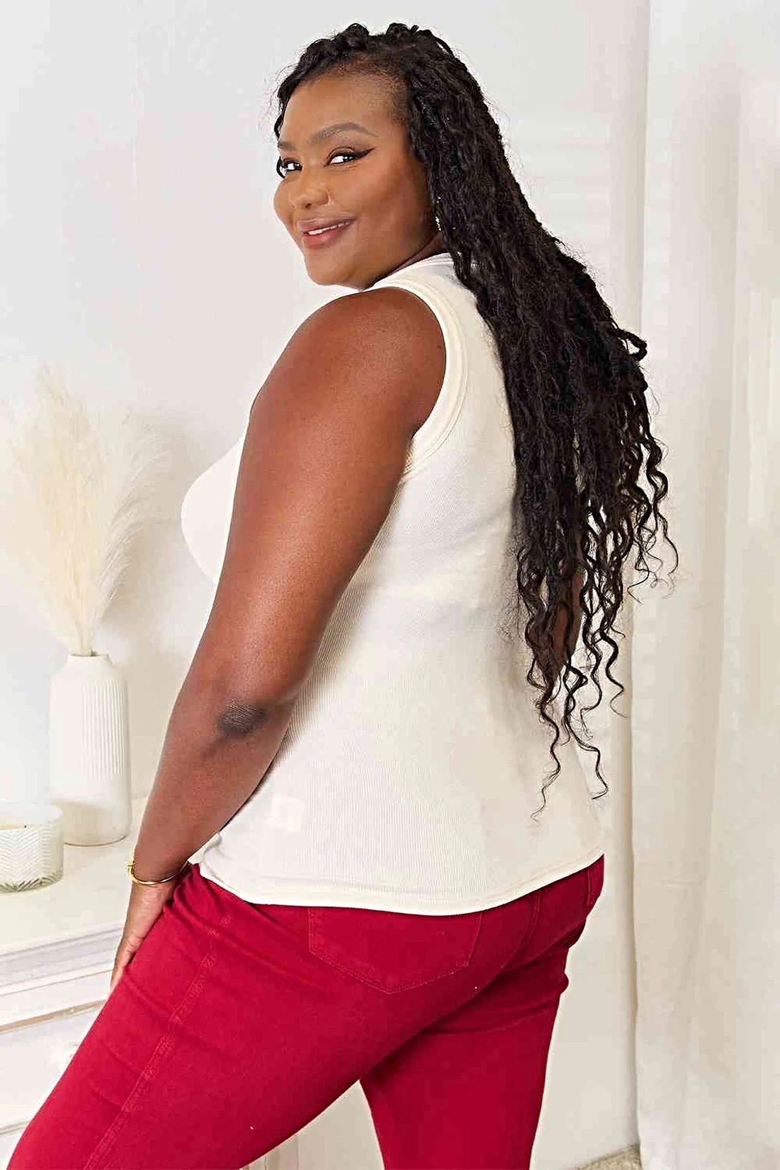Basic Bae Full Size Round Neck Tank -