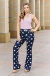 Judy Blue Janelle Full Size High Waist Star Print Flare Jeans-Trendsi-Dark-0(24)-SatinBoutique
