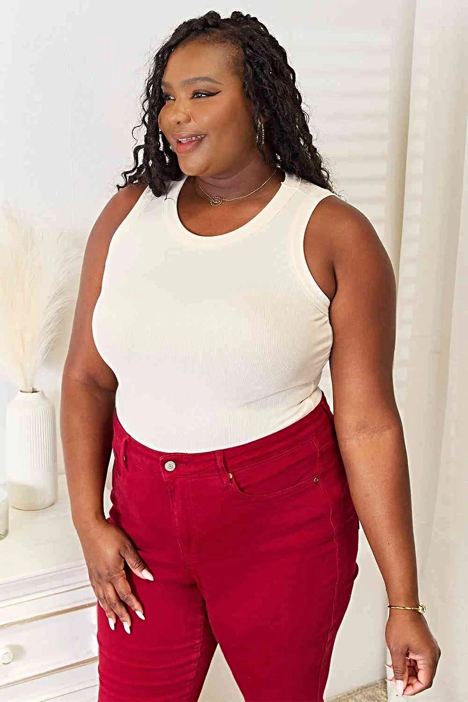 Basic Bae Full Size Round Neck Tank -