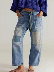 Washed Relaxed Fit Jeans -