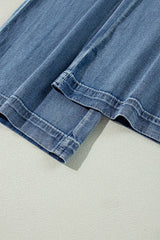 High-Waisted Wide-Leg Jeans -