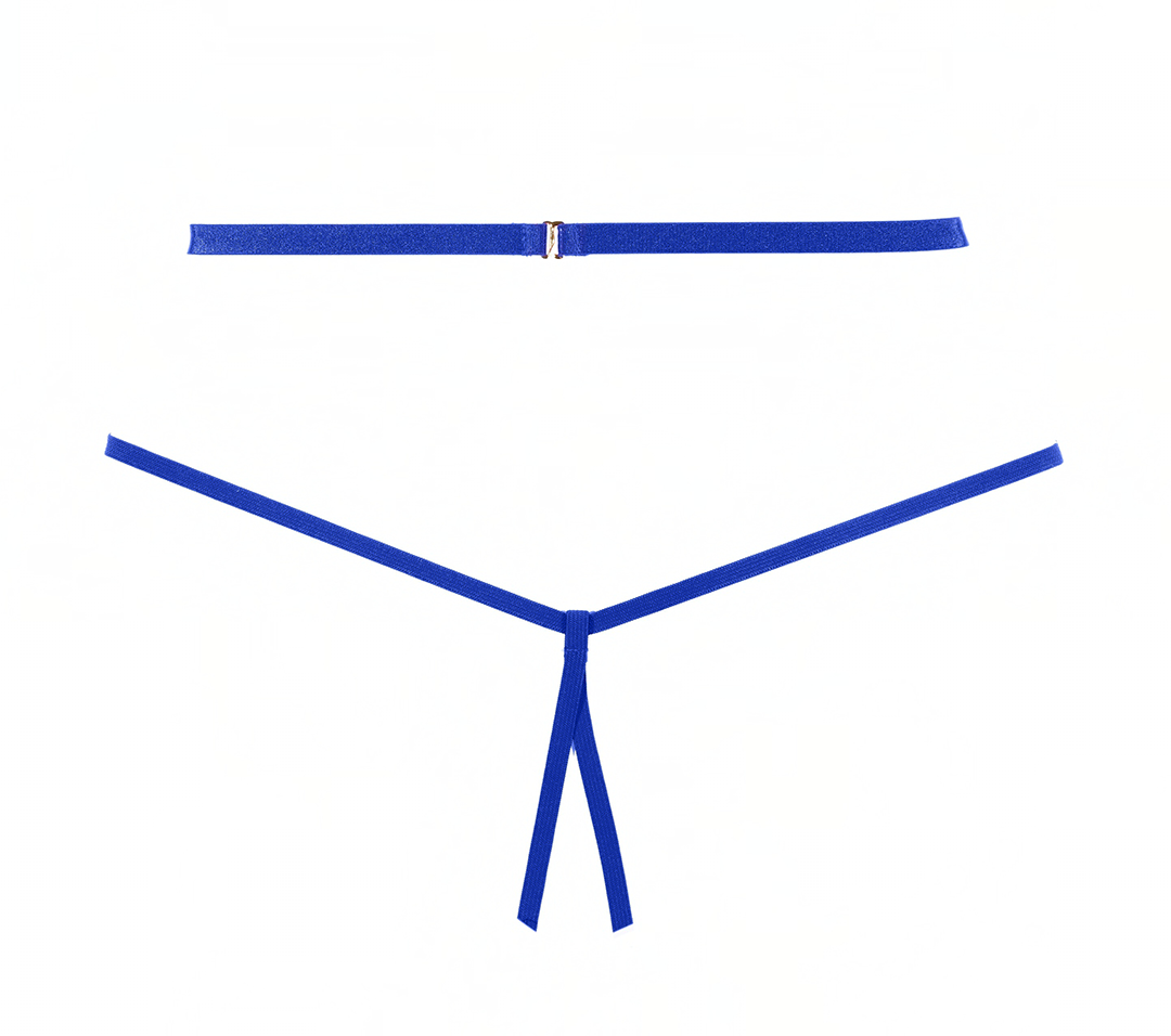 Margot Bralette & Crotchless Panty Setn When you want something extra sexy  in Blue 0.0 star rating Write a review