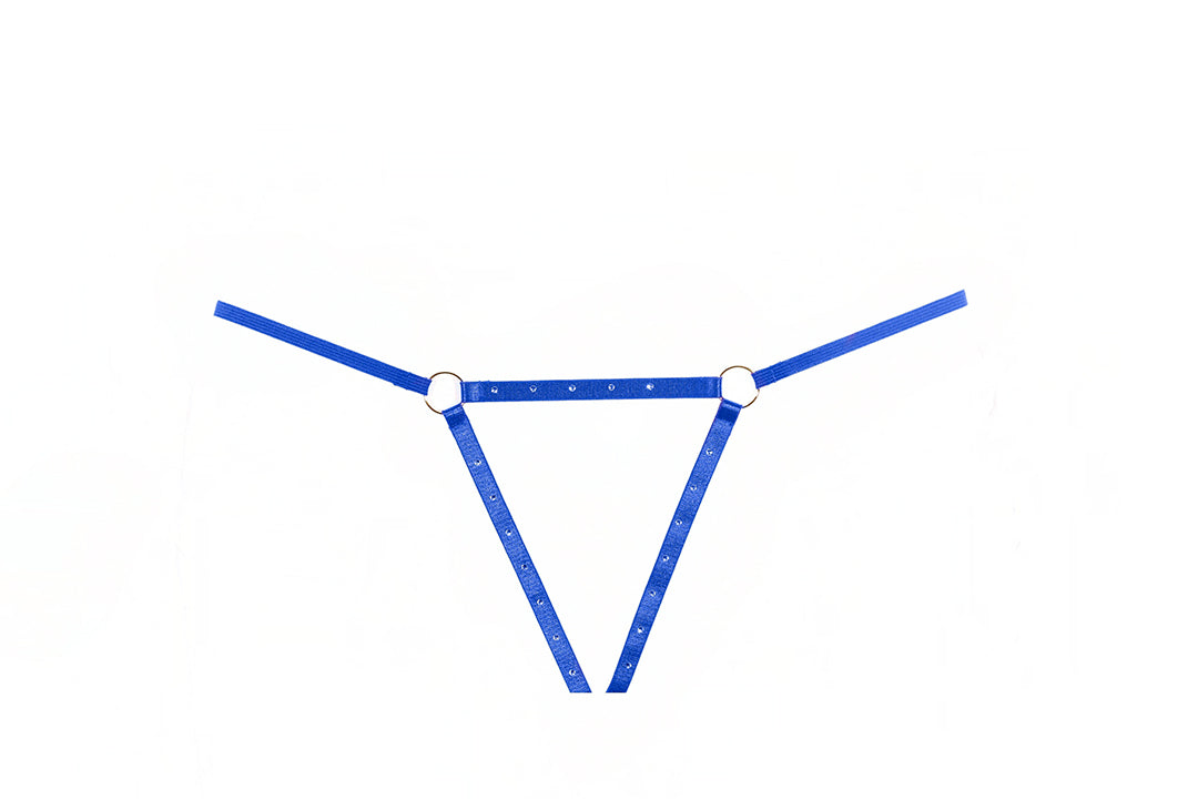 Ashley Garter & Panty Set, the sweet spot between Love & Lust in Blue-Bra Set-Allure Lingerie-Blue-OS-SatinBoutique