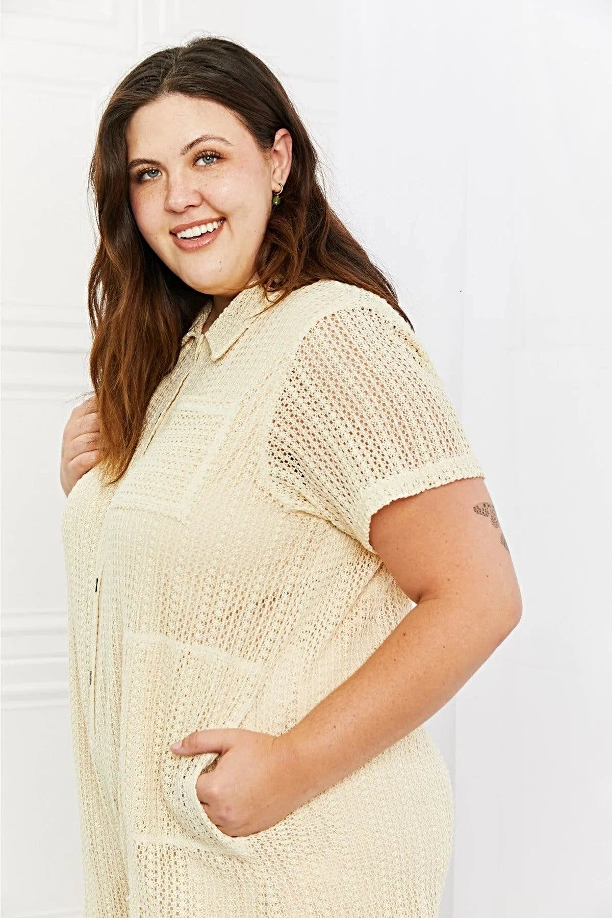 HEYSON Ready For The Day Crochet Romper -