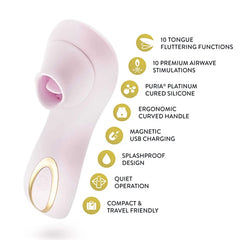 Blush Delice Fleur Suction Vibe - Barely Purple - MATURE