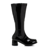 Giày Ellie IS-E-175-Dora Boot Gogo 1 gót cho trẻ em, Màu đen, Giày bốt dành cho trẻ nhỏ-Ellie Shoes-Đen-S-SatinBoutique