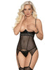 Escante  EL-35766 Euphoria Cupless Bustier with Hose.